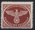 Deutsches Reich Deutsches Reich Feldpost MiNr. 2 B y postfrisch - Zulassungsmarke Feldpostpäckchen -