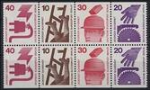 Berlin Berlin, Heftchenblatt 17 postfrisch - Unfallverhütung 1974 -