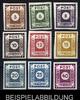 Sowjetische Zone SBZ - Ost-Sachsen Michel Nr. 42-50 A postfrisch - Ziffernserie -