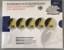 BRD Euro-Währung 5 x 2 Euro BRD 5 x 2 EURO 2008 PP - ADGFJ - Hamburg Michel - OVP -