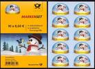 Bund Bund, Folienblatt 41 postfrisch, MiNr. 3113 - Schneemann -