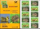 Bund Bund, Folienblatt 55 postfrisch, MiNr. 3222-3223 - Tierbabys, Feldhase und Graugans -