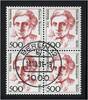  1989 Berlin Berlin 830 | 500 Pf. Frauen Viererblock gestempelt Vollstempel geprüft Schlegel gestempelt