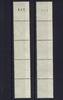 Berlin Berlin 532 + 534 R II postfrisch 5er Streifen ungerade Nr. Letterset Rollenmarke Nummer -