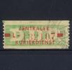 DDR DDR Dienstmarken B - ZKD Wertstreifen Billets 30 gestempelt - L - Dresden -