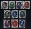 DDR DDR, MiNr. 261-270 gestempelt Vollstempel SST - Akademie der Wissenschaft -