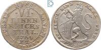 Kleinmünzen & Teilstücke 1/6 Taler Hessen Kassel, 1/6 Taler 1769 F.U. , Friedrich II. (1760-1785) -