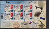Schweiz SCHWEIZ MiNr. 2459 Kleinbogen postfrisch - 50 Jahre „Tage der Aerophilatelie“ -