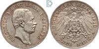 Kaiserreich 3 Mark SACHSEN, 3 Mark 1910 E, König Friedrich August, Jg. 135 -