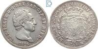 Italien 5 Lire Sardinien 5 Lire 1825 L Turin Silber | Carlo Felice 1821-1831 -