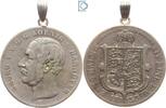 Taler & Doppeltaler 1 Taler Hannover Ausbeutetaler 1855 B, Georg V. 1851-1866, gehenkelt -