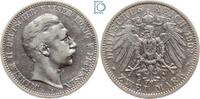 Kaiserreich 2 Mark PREUSSEN, 2 Mark 1902 A, Wilhelm II.,Silber, Jäger 102 -
