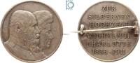 Kaiserreich tragbare Medaille WÜRTTEMBERG 1911 tragbare Medaille Wilhelm II. & Charlotte a. die Silberhochzeit -