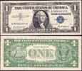 Papiergeld USA 1 Dollar Banknote USA 1 Dollar Note 1957 Silver Certificate Priest/Anderson EA Block -