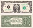 Papiergeld USA 1 Dollar Banknote USA 1 Dollar Note 1985 Ortega/Baker III., FB Block UNC -
