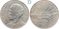 Mittel- und Südamerika 1 Pesos Kuba 1 Peso 1953 Cuba - Centenaire de José Marti -