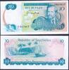 Papiergeld Afrika 10 Rupien SEYCHELLEN 10 Rupees P#19 UNC 1976 - A/1 17617 -