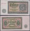 Papiergeld Deutschland 5 Mark DDR 5 Mark 1955 P17 - Deutsche Demokratische Republik 5 DDM -