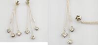 Ohrschmuck JOOP! Silber-Ohrhänger mit Ketten und Zirkonia -