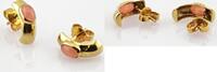 Ohrschmuck Charmante Ohrstecker aus Gold mit Mondstein | 333 / 1,57g -