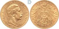 Kaiserreich, 10 Mark Preussen 1892 A, Kaiser Wilhelm II. (1888-1918), J.251 VF+, Kratzer