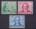 Berlin Berlin, Michel Nr. 61-63 ungebraucht mit Falz - Goethe -
