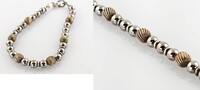 Armbänder & Charm-Anhänger Armband aus Silber mit runden Gliedern -