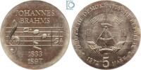 5 Mark Gedenkmünzen 5 Mark DDR 5 Mark 1972 - Johannes Brahms - stempelglanz - J.1540 -