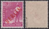 Berlin Berlin MiNr. 29 postfrisch, geprüft Schlegel BPP, 40 Pf. Rotaufdruck -