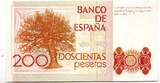 Espagne - Spain - Spanien 200 Pesetas 16-09-1980 AU