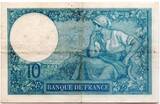 France 10 Francs 10/1/1916 Minerve F+