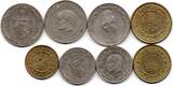 Tunisie - Tunisia - Tunesien Lot de 8 Monnaies