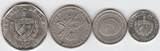Cuba Divers Divers Lot de 4 monnaies Divers