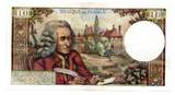 France - Frankreich 10 Francs 6/12/1973 Voltaire VF+