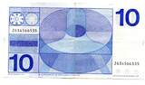 Pays Bas - Netherlands - Niederlande 10 Gulden 26/04/1968 VF