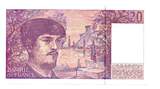 France - Frankreich 20 Francs 1991 Debussy AU