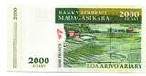 Madagascar 2000 Ariary 2003 UNC