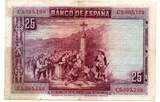 Espagne - Spain 25 Pesetas 15/08/1928 F+
