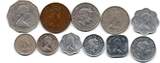 East Caribbean Lot de 11 Monnaies
