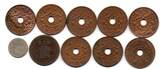 East Indies Netherlands Lot de 10 Monnaies