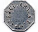 Verdun 50 centimes 4 ème Régiment d Artillerie à Pied VF