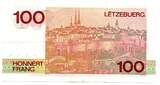 Luxembourg 100 Francs ND VF