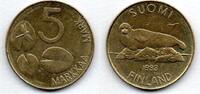 Finlande - Finland 5 Markkaa 1993 M VF 11.69 元  ＋  39.37 元 运费