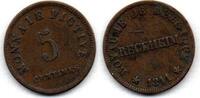 5 Centimes 1841 Royaume de Belgique - Reckheim Monnaie Fictive VF