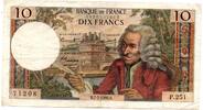 France - Frankreich 10 Francs Voltaire -