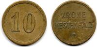 10 Pfennig  Chatenois Restaurant La Couronne - Krone Kestenholz VF