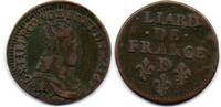 Liard de France 1657 D France - Frankreich Louis XIV s+
