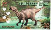 Jurassic Bank 10 Din Iguanodon -