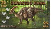 Jurassic Bank 25 Din Parasaurolophus -