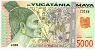 Mexique 5000 Soles Yucatania maya -